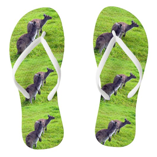 Groene Grass Kangaroos, Teenslippers (Voetbed)