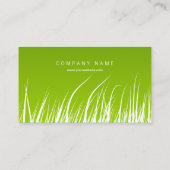Groene Grass Organic Ecology Visitekaartje (Achterkant)