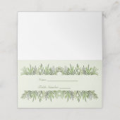 Groene grassen Naam Plaats kaart Plaatskaartje (Buitenkant ongevouwen)