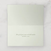 Groene grassen Naam Plaats kaart Plaatskaartje (Binnenkant ongevouwen)