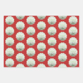 Groene Grasshopper & Ladybug Kinder Insecten Verja Inpakpapier Vel (Voorkant 3)