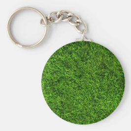 Groene grassleutel sleutelhanger