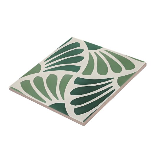 groene grastegels vers groen tegeltje (Zijkant)