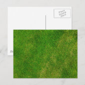 Groene grastextuur briefkaart (Voorkant / Achterkant)