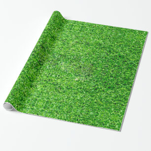 Groene grastextuur cadeaupapier