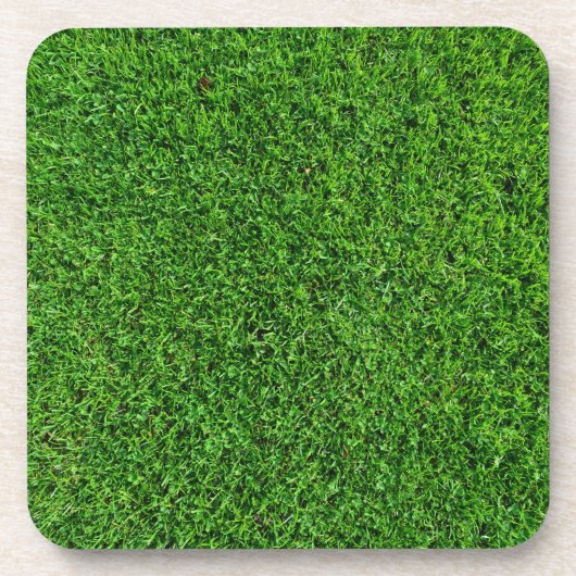 Groene grastextuur onderzetter (Voorkant)