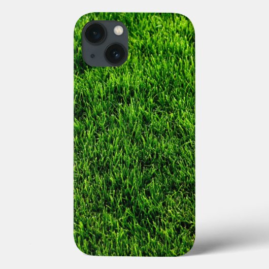 Groene grastextuur van een voetbalveld Case-Mate iPhone case (Achterkant)
