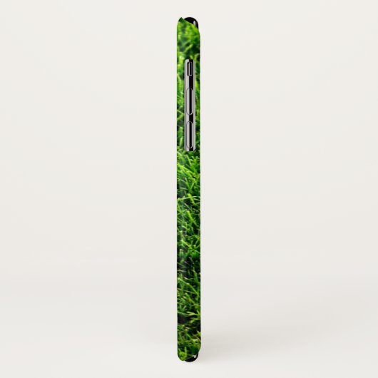 Groene grastextuur van een voetbalveld Case-Mate iPhone case (Achterkant/links)