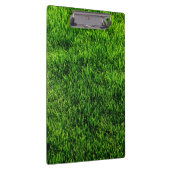 Groene grastextuur van een voetbalveld klembord (Rechts)