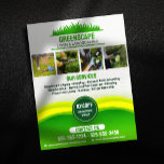 Groene Grasverzorging Maaien en landschapsonderhou Flyer<br><div class="desc">Transformeer uw gazon in een levendige haven met onze Green Lawn Care Mowing and Landscaping Service Flyer - een uitnodiging om uitmuntendheid te ervaren in grasonderhoud. Gemaakt voor degenen die de waarde van een weelderig, goed onderhouden gazon waarderen, is deze flyer geoptimaliseerd voor zoekwoorden zoals gazonverzorging, grasservice, maaien en grasmaaien....</div>