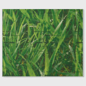 Groene grasverzorgingsdienst - Dank u! - Cadeaupapier (Vlak)