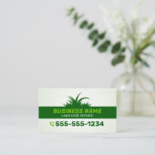 Groene Graszorg & Landscaping Service Grasveld Visitekaartje (Staand voorkant)