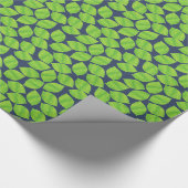 Groene grenswaarden voor robuustheid, blauwe achte cadeaupapier (Hoek)