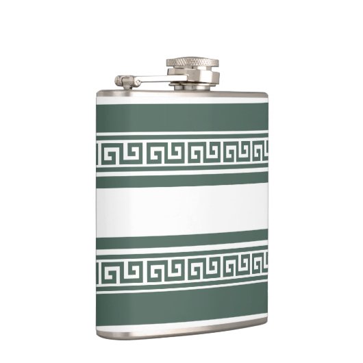 Groene Griekse sleutelfles Heupfles (Rechts)