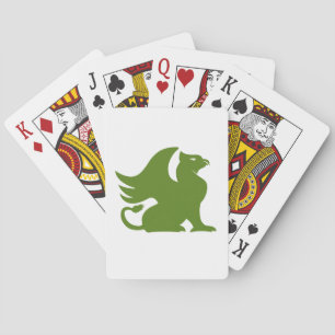 Groene Griffioen Pokerkaarten
