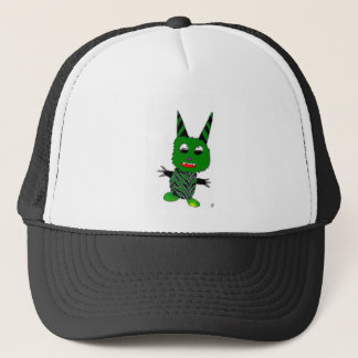 Groene grimlijn trucker pet