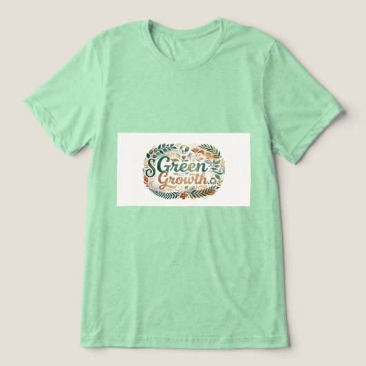 Groene Groei T-Shirt (Design voorkant)