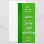Groene/Groene Houten Programma's van het Korrelhuw (Voorkant / Achterkant)