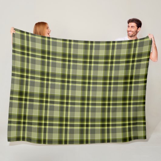 Groene, groene rugleuning met rugleuning, 30 x 40 fleece deken (In situ)