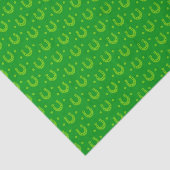GROENE GROENEN VAN IERSE CELTISCHE HOEFIJZERS TISSUEPAPIER (Detail)