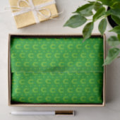 GROENE GROENEN VAN IERSE CELTISCHE HOEFIJZERS TISSUEPAPIER (Geschenk)