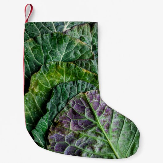 Groene groente kleine kerstsok (Voorkant)