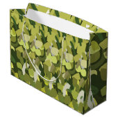 Groene groenten Groenten Groot Cadeauzakje (Achterkant Gekanteld)