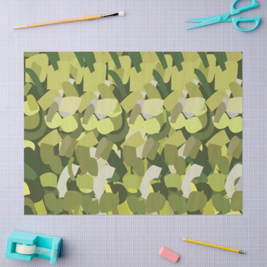 Groene groenten Groenten Tissuepapier (Craft)