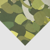 Groene Groenten Veggies Tissuepapier (Detail)