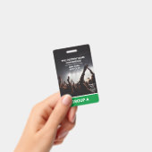 Groene Groep Conferentie QR Code Aangepaste Toegan Badge (Handheld)