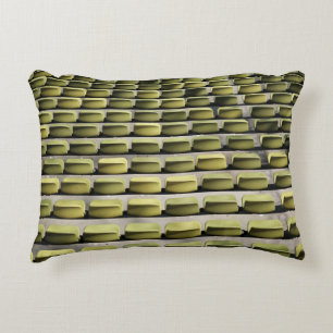 Groene groepsstoelen accent kussen