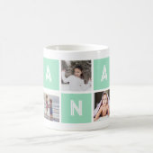 Groene grootmoeder 5 Foto Collage Nana Koffiemok (Center)
