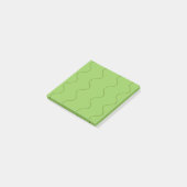 Groene Groovy Wavy Line Abstract Modern Minimalist Post-it® Notes (Schuin)