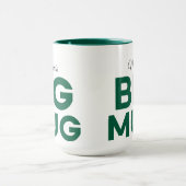 Groene Grote Mok | Enorme Mok | Aangepaste naam (Midden)