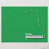 Groene Grote Piano-overweging blanco (Voorkant)