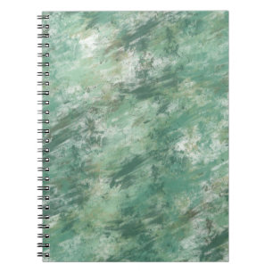 Groene Grunge Abstract Notitieboek