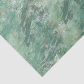 Groene Grunge Abstract Tissuepapier (Detail)