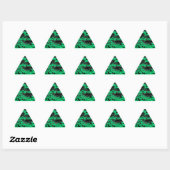 Groene Grunge Clouds Stickers (Vel)