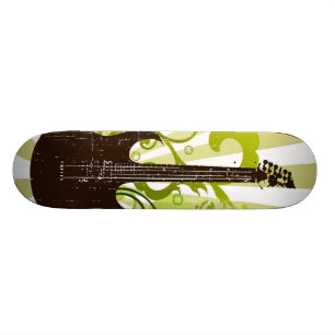Groene Grunge Gitaar Skateboard