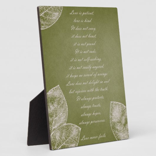 Groene grunge Leaves Fotoplaat (Zijkant)