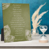 Groene grunge Leaves Fotoplaat (Zijkant)