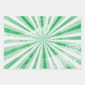 Groene Grunge St. Patrick's Day set van 3 Inpakpapier Vel (Voorkant 2)