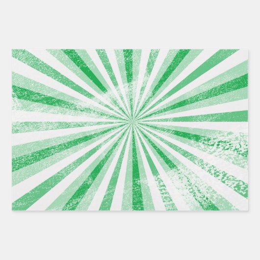 Groene Grunge St. Patrick's Day set van 3 Inpakpapier Vel (Voorkant 2)