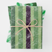 Groene Grunge St. Patrick's Day set van 3 Inpakpapier Vel (In situ)