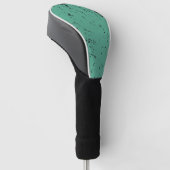 Groene Grunge-stijl Golfheadcover (Schuin)