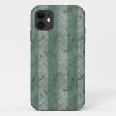 Groene Grunge Stripes Case-Mate iPhone Case (Achterkant)