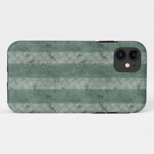Groene Grunge Stripes Case-Mate iPhone Case (Achterkant (horizontaal))