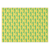 Groene Gulzige Alligator Krokodil Dier Tafelkleed (Voorkant (Horizontaal))