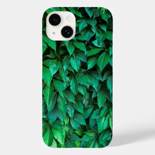 groene haag achtergrond parthenocissus patroon tek Case-Mate iPhone case (Achterkant)