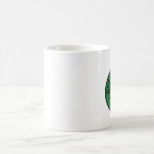 groene haaien mok donkergroene omtrek (Center)